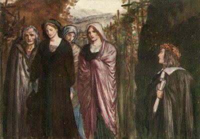 物思いに沈んだ修道女、敬虔で純粋、地味で堅実でおとなしい 作： Robert Anning Bell